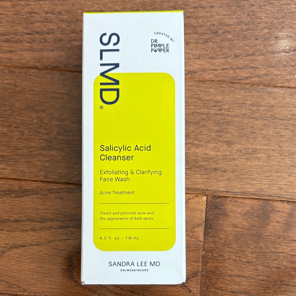SLMD Salicylic Acid Cleanser exfoliating clarifying face wash SEALED NEW IN BOX